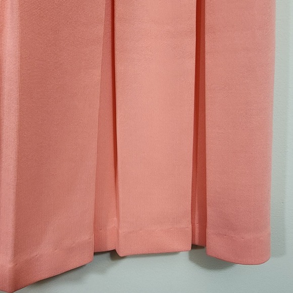 Vintage 70s JCPenney pleated peach colored skirt woman's size medium - Picture 4 of 5